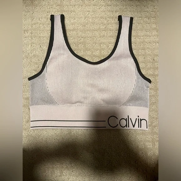 Pink Calvin Klein sports bra - Picture 3 of 3